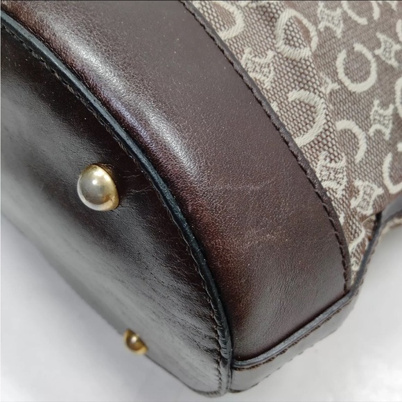 Celine Macadam Brown Canvas Shoulder/Tote Bag - Picture 6 of 9